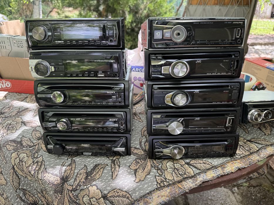 CD за кола Alpine, JVC, Sony и AEG – USB, AUX, Bluetooth, DVD