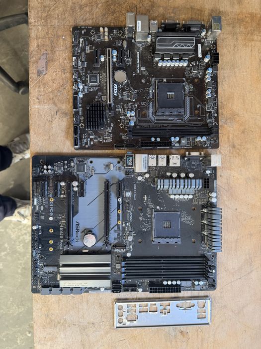 2x B450 Asrock si MSI DEFECTE