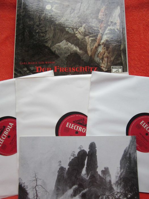 rar vinil Carl Maria von Weber Der Freischutz 3LP Germania 1959