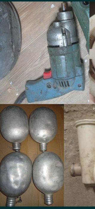 Дрель на запчасти, фляжки Юг