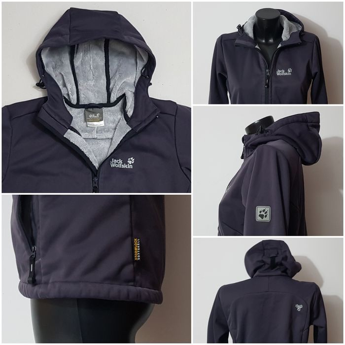 Softshell Jack Wolfskin Stormlock Flexshield Polartec, Nr. S ptr dame