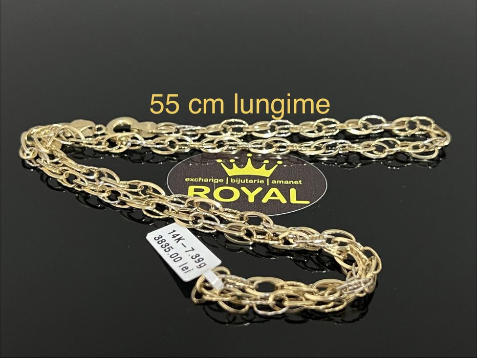 Bijuteria Royal CB : Lant aur 14k 585 7,39 grame