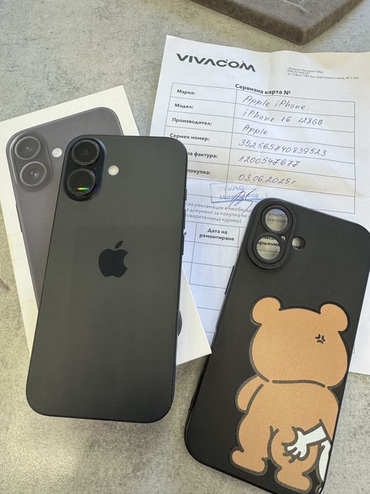 iPhone 16 128gb 100% -161 cikl в ГАРАНЦИЯ Б-111152