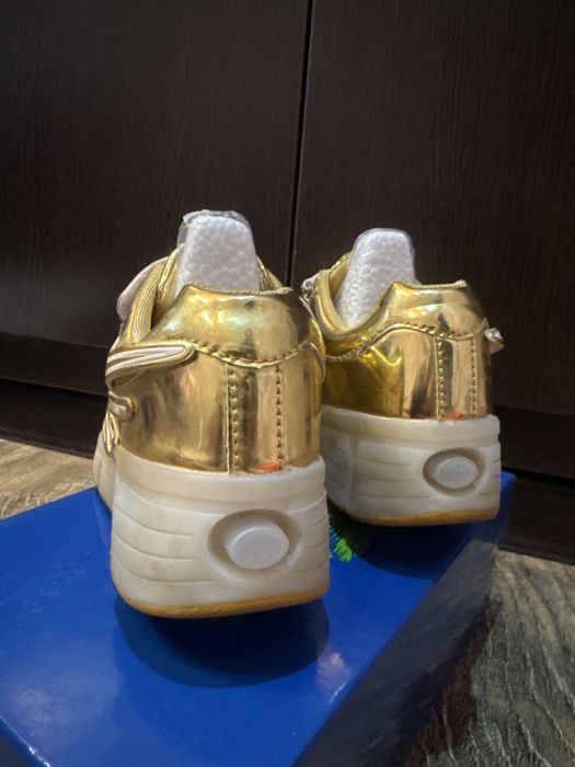 Кроосовки - ролики, для девочек, б/у, размер 36