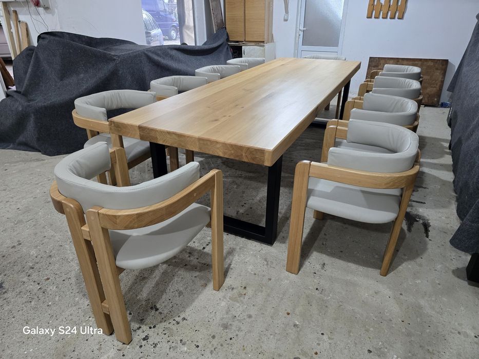 Masa dining stejar masiv