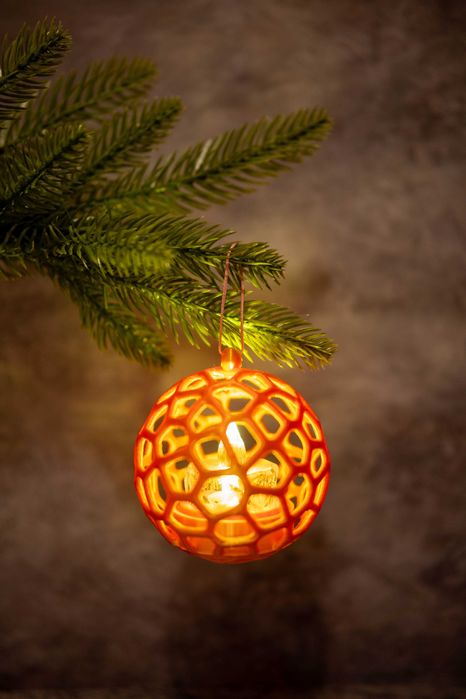 Игрушки новогодние с электронной свечкой