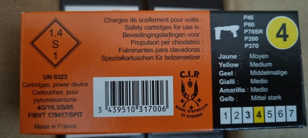 Монтажные патроны спит