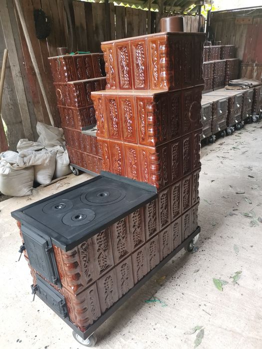 Sobe de teracota mobile pe roti