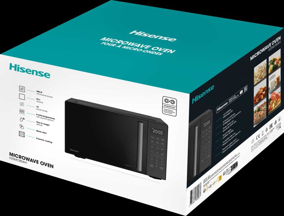 Микровълнова фурна Hisense 23Л (900W) с Гаранция !