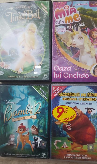 Set 10 Dvd cu cele mai cunoscute povești