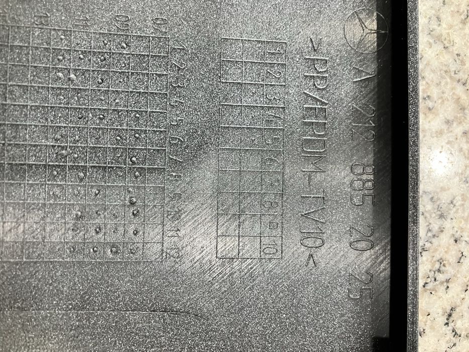 Диффузор заднего бампера мерседес w212