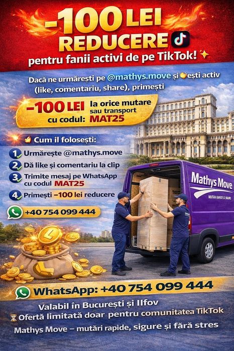 Transport mutari mobila servicii montaj mobilier non-stop ieftin rapid