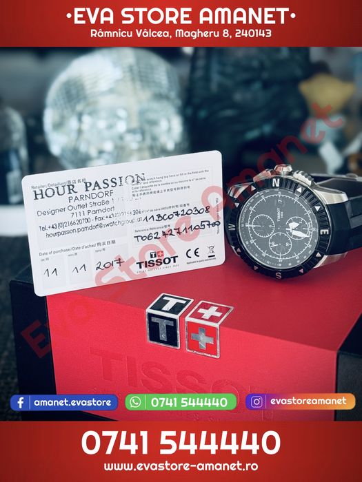 Ceas Automatic Chronograph Tissot T-Navigator T062.427.17.057.00 – Full Set