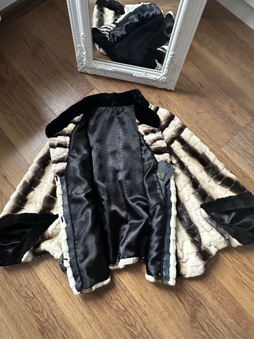 Capă de blană naturală de vizon (nurcă) buc. intreaga premium, mar 44