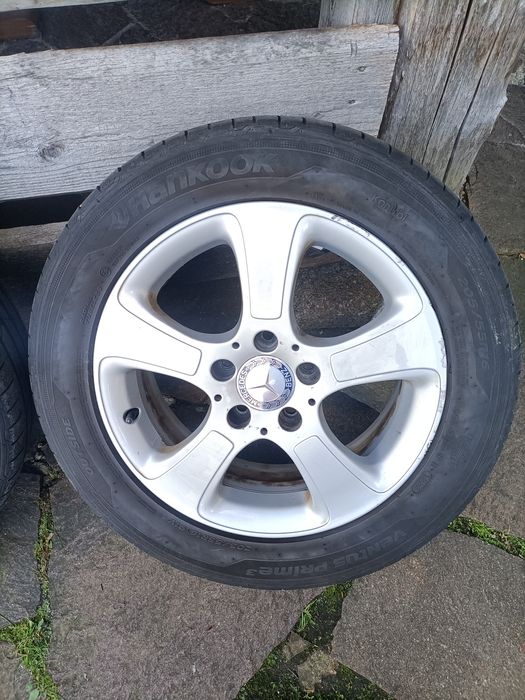 Jante + cauciucuri 5x112  Mercedes  205/55/16