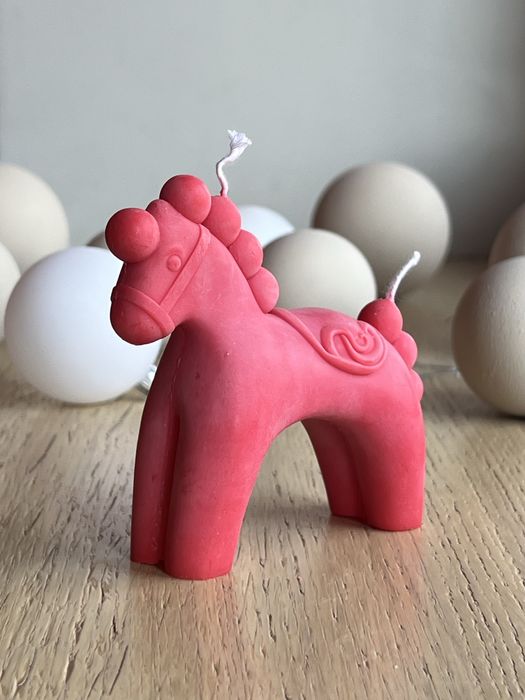 Свечи новогодние «лошадка»