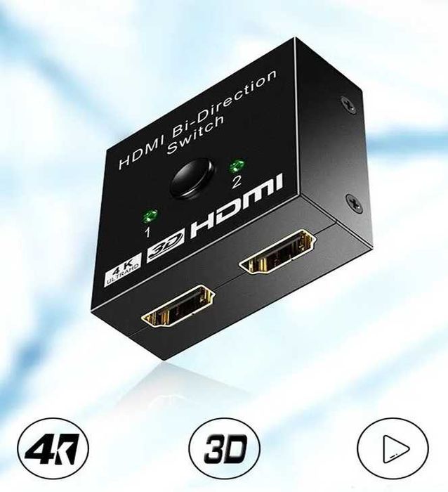 Splitter/comutator HDMI bi-directional 4K UltraHD