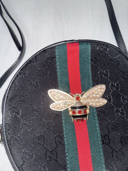 Сумка под gucci круглая
