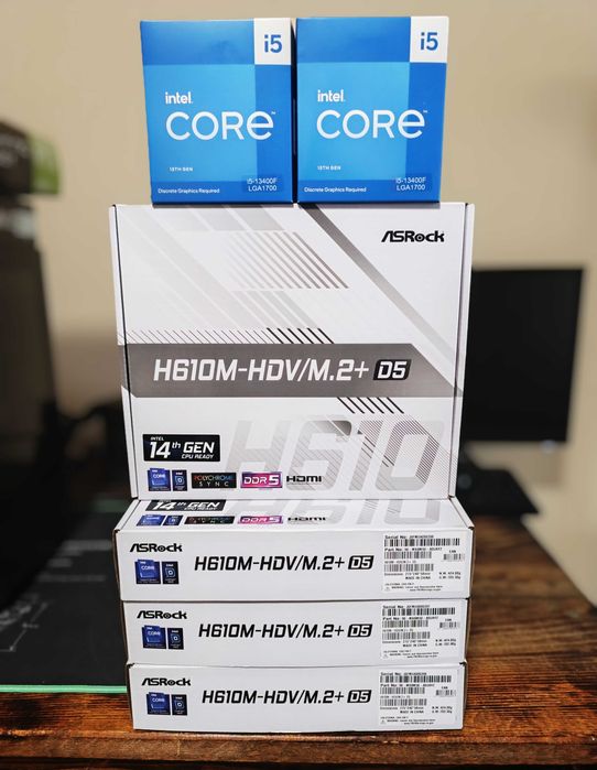 Дънна платка ASRock H610M-HDV M.2+ D5, Intel LGA 1700, DDR5, mATX