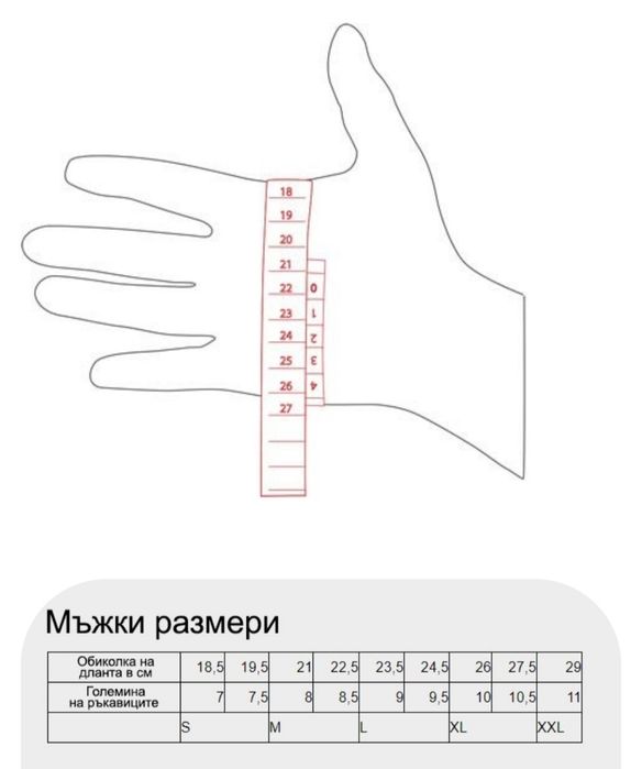 Ръкавици естествена кожа