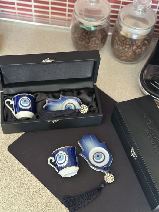 Порцеланови чаши за кафе ръчна изработка