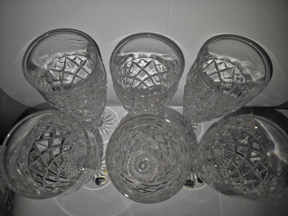Set 6 Pahare Sampanie Cristal Bohemia
