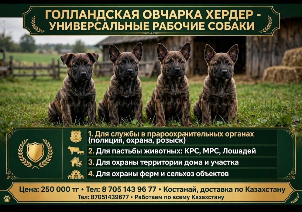 Голландская Овчарка Хердер!