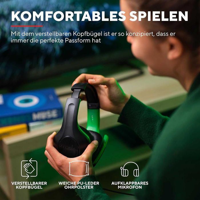 ПРОМО 2г Гаранция Нови Гейминг Слушалки Trust Gaming GXT 415PS