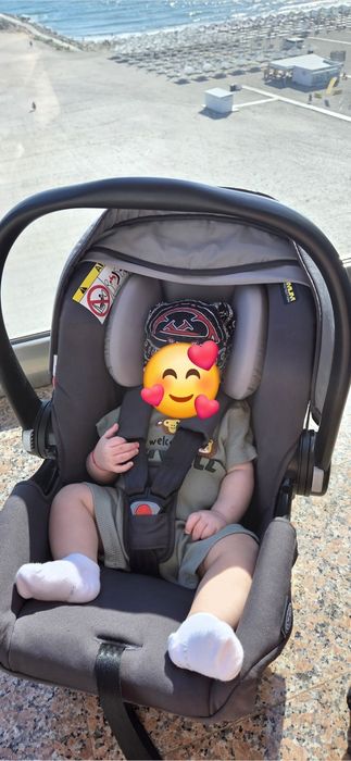 Scoica auto Graco SnugEssentials Midnight Black, 40-75 cm, testata ADA