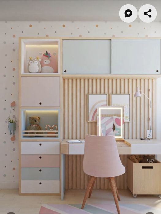 Birou modern pentru copii.