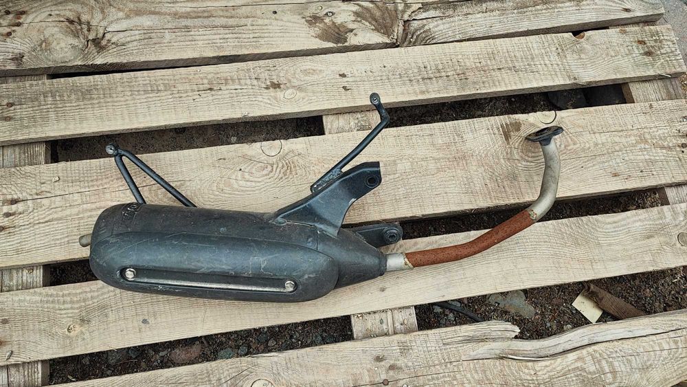 Глушитель японский, для мопеда Хонда 110 куб.см