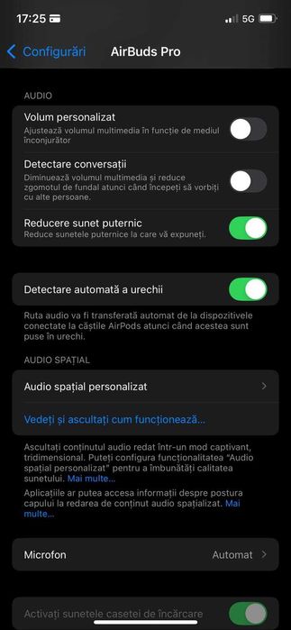AirPods Pro 2 sigilate (ANC, Transparency mode, Adaptive)