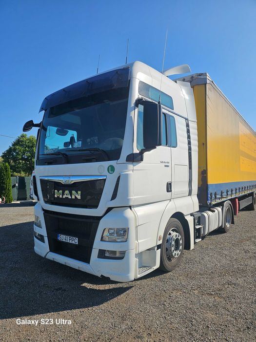 Man Tgx 18.480  EEV 2014 cap tractor  semiremorca prelata kogel Krone