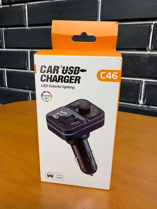 Modulator Bluetooth + incarcator RGB cu telecomanda