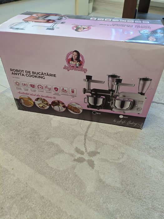 Robot Anyta cooking multifuncțional 3 în 1, în garanție, cu accesorii complete