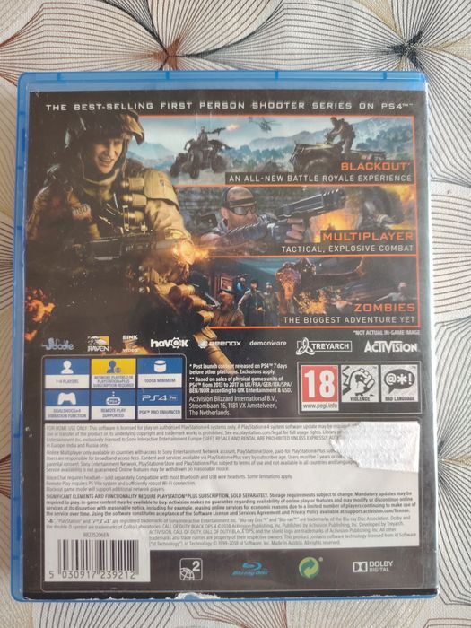 Игра за PS4 Call of duty black ops