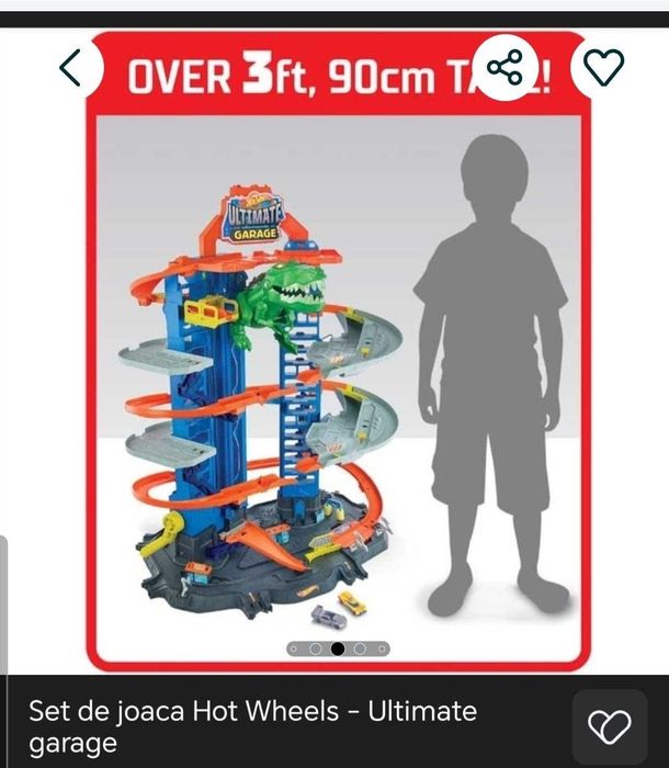 Set de joaca Hot Wheels Ultimate garage