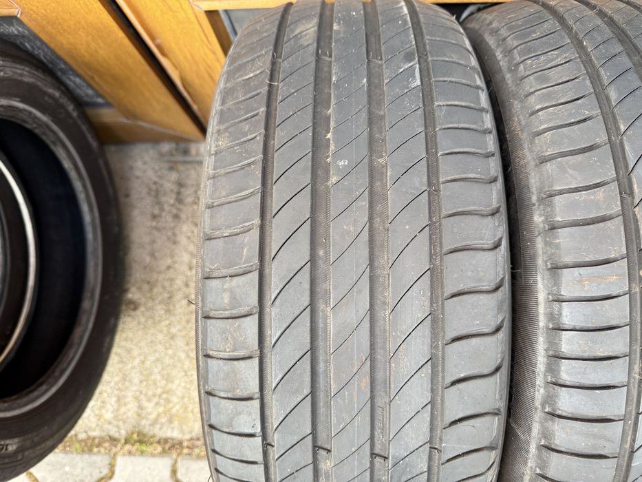 ОТЛИЧНИ Единични Бройки Летни Гуми С Борд 215/55R/16 -MICHELIN- DOT:0219- 5.0мм. *20€ за 1бр*