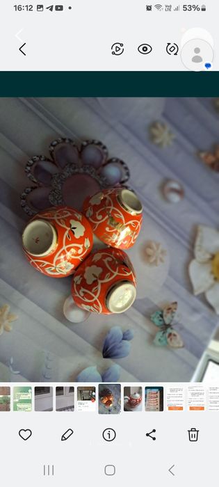 Срочнопродаётся.  Чайник и 4ре пиалушки