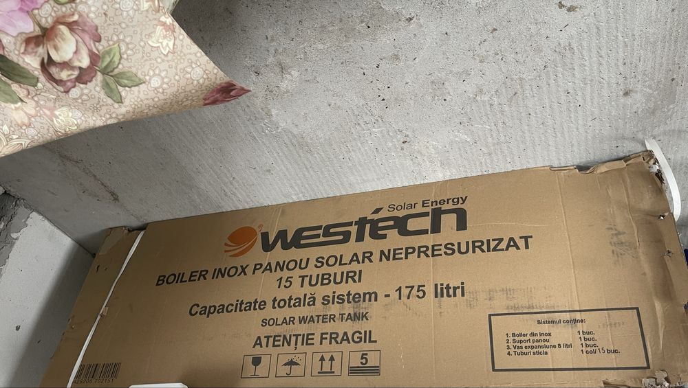 Boiler inox panou solar nepresurizat 175L