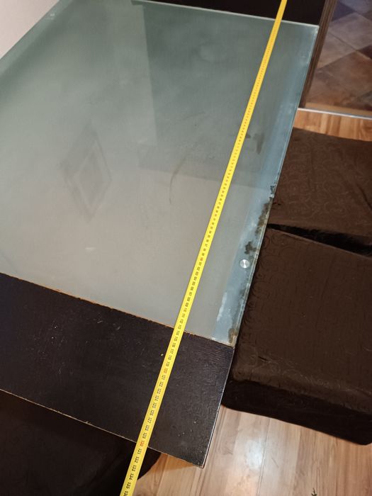 Set masa sticla cu 4 scaune