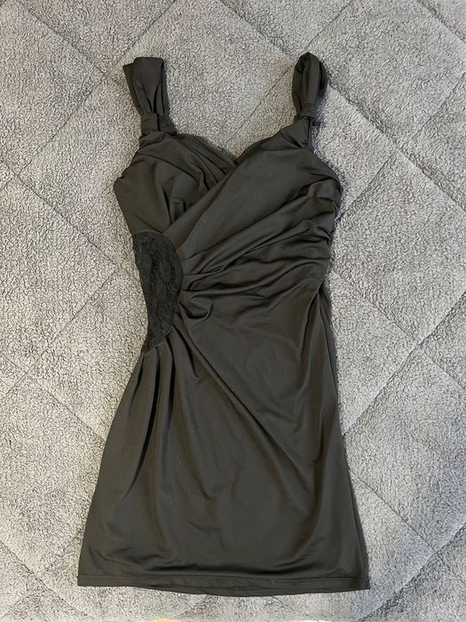 Къса вечерна рокля - черна