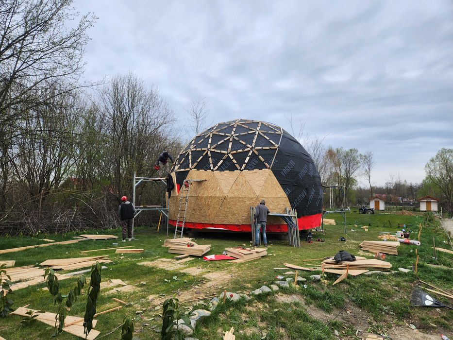 dom geodezic ,iglu,cupola,producator,85 mp