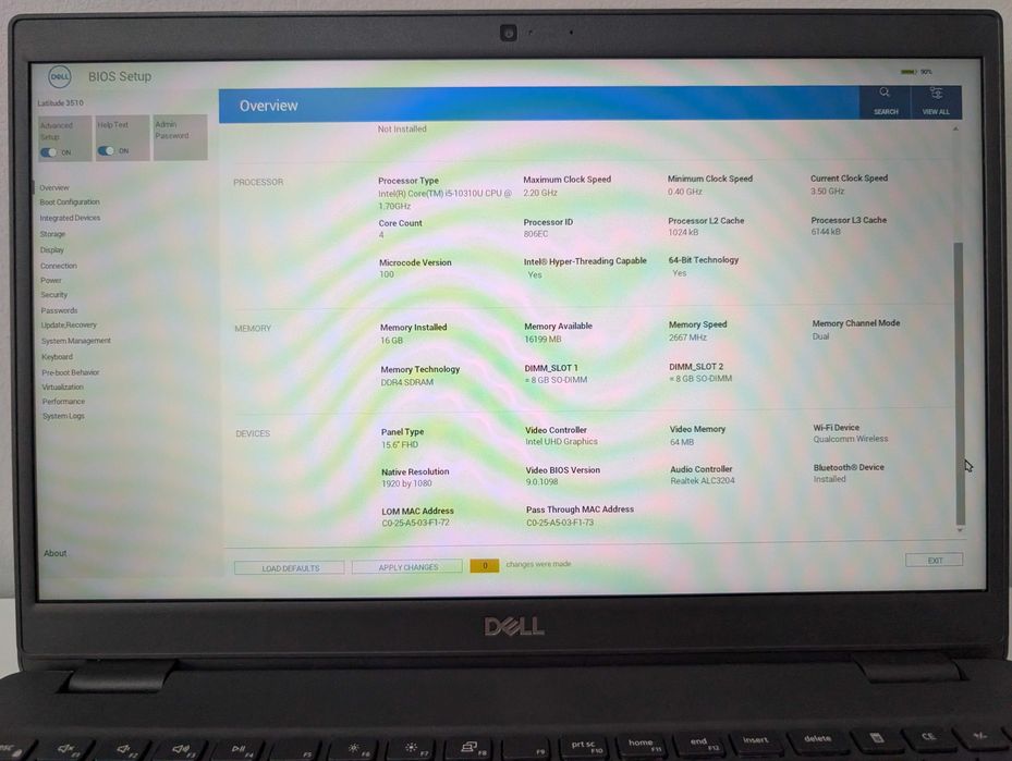 Laptop DELL Latitude 3510 | i5 Gen 10 | 16GB RAM | 256GB SSD | Win 11 Pro | Impecabil