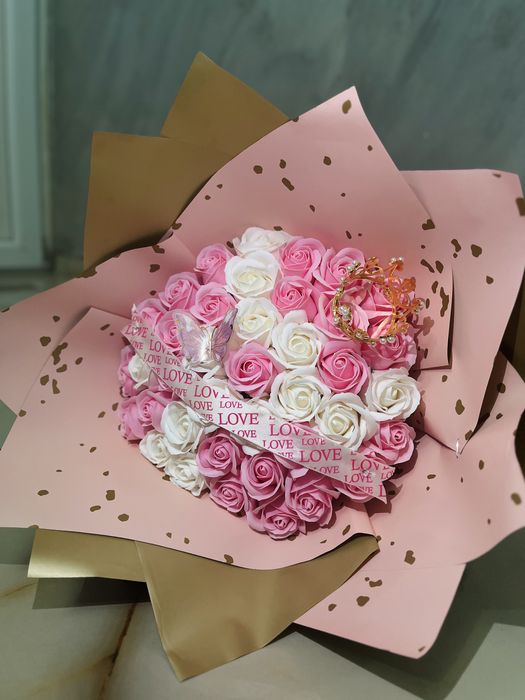 Buchet trandafiri de sapun