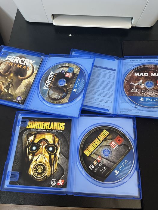 Mad Max , Borderlands the handsome collection , Farcry Primal PS4