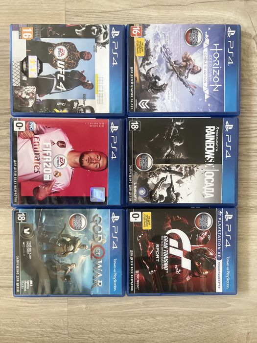 Диски на Playstation 4