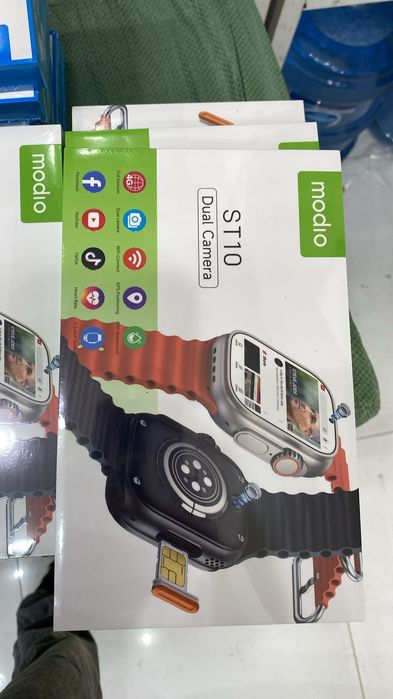 Smart watch internet simkarta barcha ilovani oqiydi