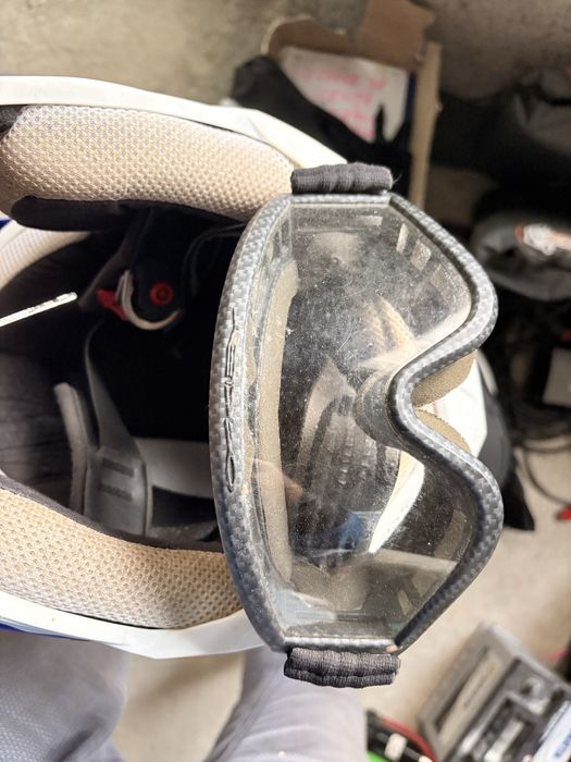 Casca Jopa moto sau dowhnhill bike măsura L cu ochelari Oakley