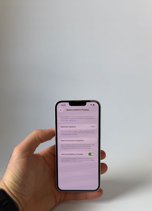 iPhone 13 128 Gb Starlight | 100% Батерия | Перфектен